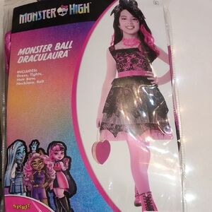 Monster High Draculara Costume - Pink and Black